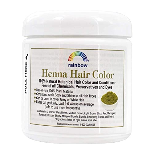 Rainbow Research Henna Hair Color Dark Brown - 4 oz