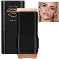 Vienflona 2-in-1 Foundation Stick with Brush - Full Coverage, Waterproof Concealer