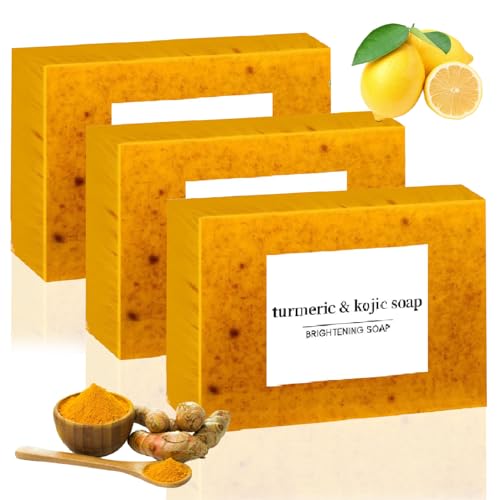 Lemon Turmeric Kojic Soap Fragrance, Lemon Turmeric & Kojic Soap Bar for Face and Body for All Skin Types