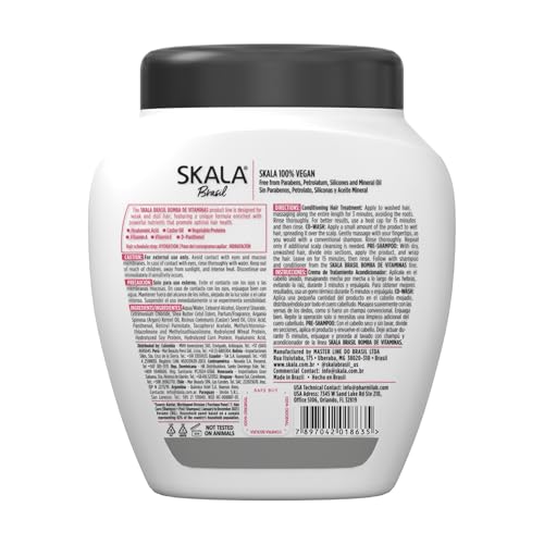 SKALA Brasil Vitamin Hair Treatment Cream - 35.2 oz Nourishing Hair Mask