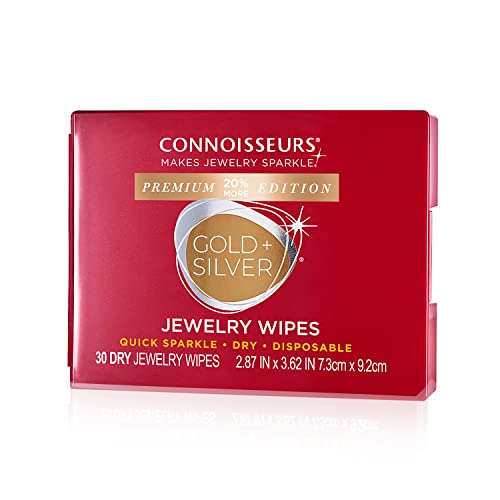 Connoisseurs Compact Jewelry Wipes - Gold & Silver Cleaner
