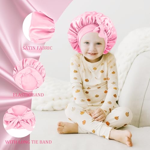 Satin Bonnet for Kids Hair Protection | Silk Sleep Cap