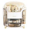 Large Makeup Organizer with Clear Acrylic Cover & 3-Layer Storage