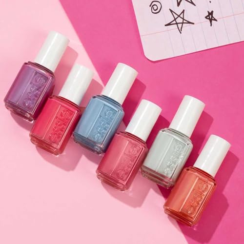 essie salon-quality nail polish, vegan, blue, cream, tu-lips touch, 0.46 fl oz