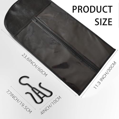 Wig Storage Organizer with Heavy-Duty Hangers - 12 Bags Set