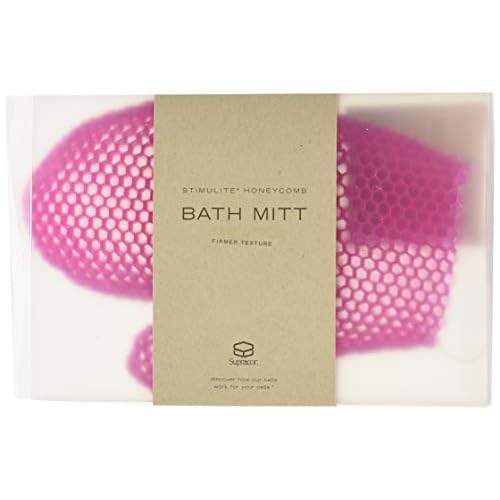 Unisex SUPRACOR Stimulite Bath Mitt (Magenta)