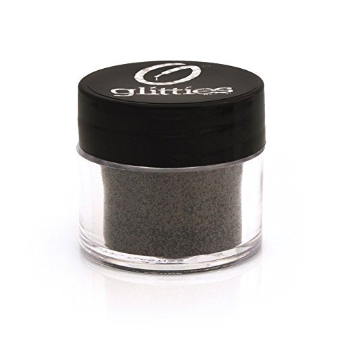 GLITTIES - Black Jewel - Cosmetic Grade Fine (.008") Loose Glitter Powder Safe for Skin! Perfect for Makeup, Body Tattoos, Face, Hair, Lips, Soap, Lotion, Nail Art - (10 Gram Jars)