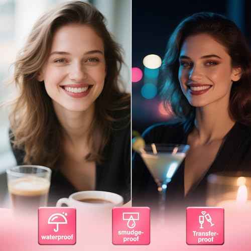 Lip Stain - Lip Stain Peel Off | Waterproof, Transfer-Resistant, Smudge-Proof | Precise Application, One-Peel Finish | Long Lasting Lip Liner Stain for All-Day Color Hold£¨Light Brown£©