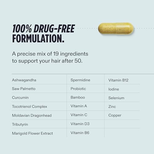 Nutrafol Men 50+ Hair Growth Supplements - 1 Month Supply