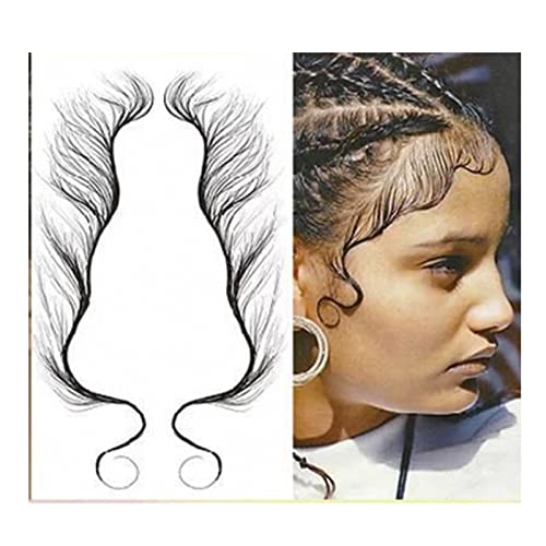 Hair Edge Tattoo Stickers - Waterproof Hairline Stickers (5 Sheets)