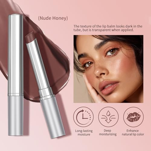 Honey Tinted Lip Balm 3-Pack - Hydrating Lipstick for All Skin Tones