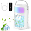 Portable Evaporative Air Cooler, 1500ML Tank, USB-C, Remote