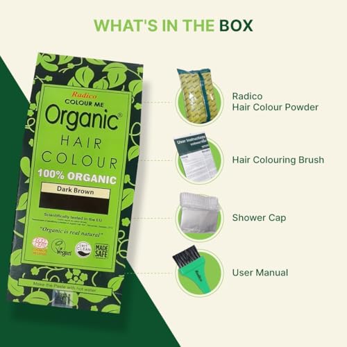 Radico Colour Me Organic Hair Dye - Soft Black