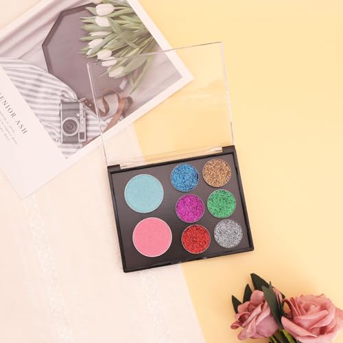 DIY Magnetic Eyeshadow Palette with 40 Metal Stickers