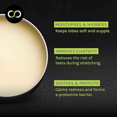 Stretch It - (15g) Premium Ear Stretching Balm, Lobelove Ear Stretching Aftercare with Jojoba Oil, Castor Oil, Apricot Kernel Oil and Vitamin E