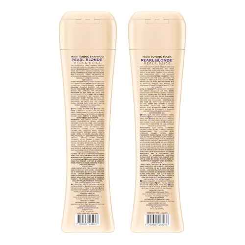 Naissant Pearl Blonde Purple Shampoo & Toning Mask Set | Ultra High-Purity Pigments | Neutralizes Yellow & Brassy Tones | Hyaluronic Acid & Biotin | Paraben & Sulfate Free | 2 x 10.1 Fl Oz