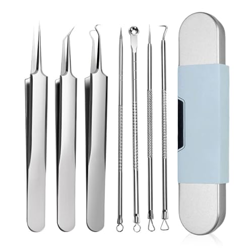 Jurfest 7-Piece Stainless Steel Blackhead Removal Kit