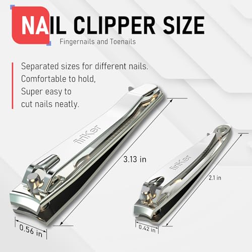 Premium Stainless Steel Nail Clipper Set with File