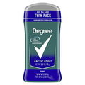 Degree Arctic Edge Deodorant Stick 6 oz Twin Pack - Long-Lasting 48H Freshness