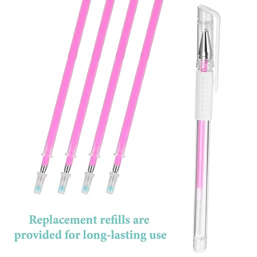 Eyebrow Marker Pen Fine Tip - 4 Pens with 8 Refills