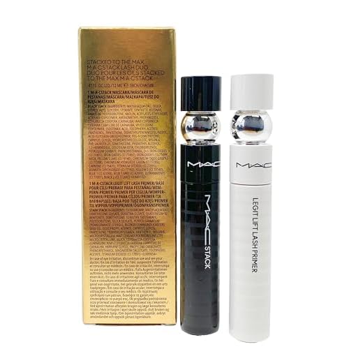 M.A.C Cosmetics Stacked To The Max M.A.CStack Lash Duo - Mascara and Legit Lift Lash Primer (.41 Fl Oz each)