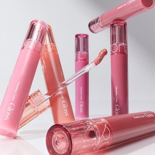 rom&nd Glasting Color Gloss - Korean Lip Gloss, Plumping, High Shine