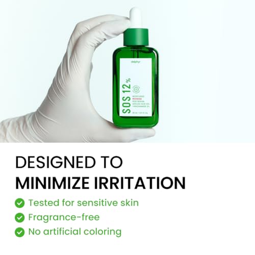 Moisturize Redness SOS Azelaic Acid 10% + Niacinamide 2% Serum ? Redness & PIH Soothing, Vegan & Fragrance-Free, Non-Comedogenic (30ml/ 1.01 fl oz.)