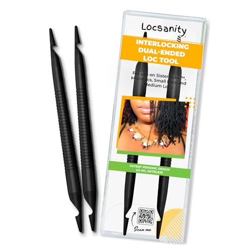 Locsanity Dual-Ended Metal Retightening Tool for Locs - 2 Pack