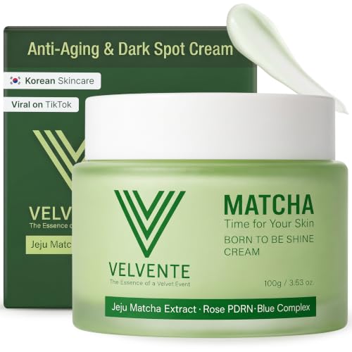 VELVENTE Matcha PDRN Anti-Aging Moisturizer & Dark Spot Cream - 3.53oz