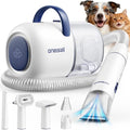 Dog Grooming Vacuum Kit with 6 Tools, 15000Pa Suction & Quiet Operation