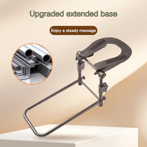 Adjustable Massage Headrest for Bed with Memory Foam Pillow