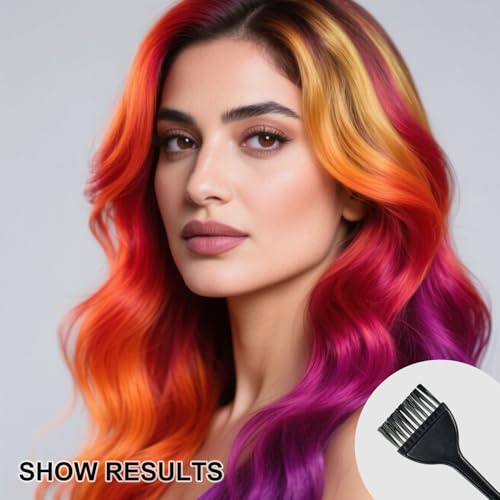 2 Pack Reusable Hair Dye Brushes - Professional Salon & Home Use Applicators