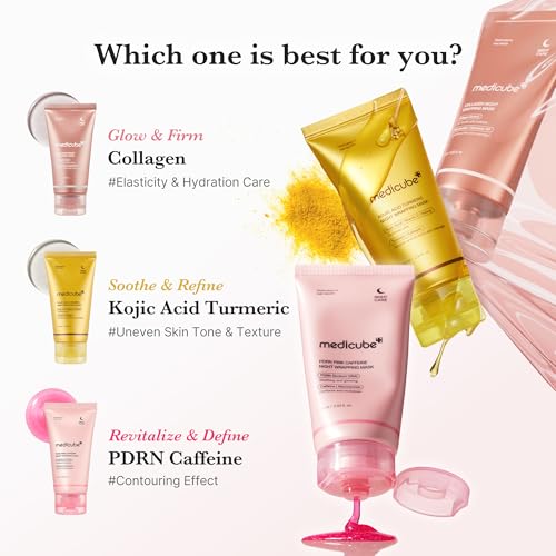 Medicube Collagen Overnight Wrapping Mask & Jelly Brush for Firm & Glowing Skin