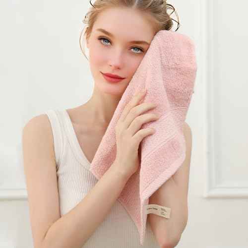 6 Pack 100% Cotton Washcloths Set, Highly Absorbent and Soft Feel Fingertip Towels, 13 x 13 in Quick Dry Face Cloths