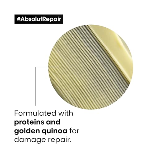 L'Or?al Professionnel Paris Absolut Repair Golden Mask - Repairs Damage & Provides Shine For Fine to Medium, Dry, & Damaged Hair