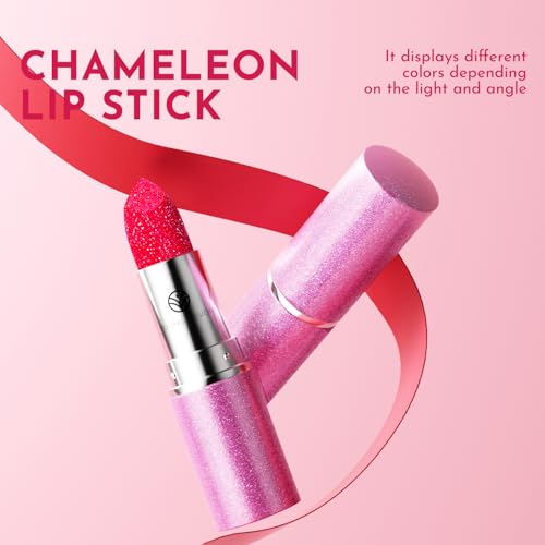 Glam Glow Chameleon Lipstick Set – 3 Color-Shifting Shades