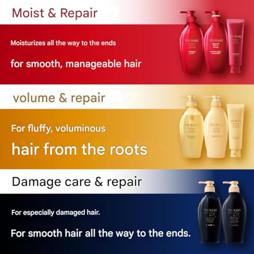 Moist Repair Hair Shampoo & Conditioner Refill Set with Camellia Oil