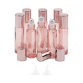 8 Pack 10ml Glass Roller Bottles for Essential Oils & Perfume