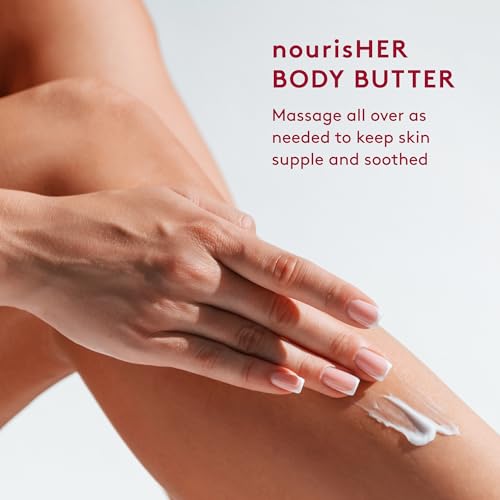 Joylux nourisHER Body Butter for Dry to Very Dry Skin with Shea Butter, Cocoa Butter, Aloe Vera & Squalane, Creamy, Clean Moisturizer for Intense Hydration 3.4 oz