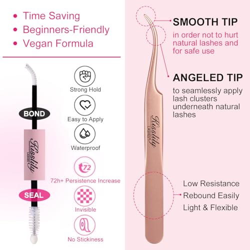 Plume Brown Lash Clusters DIY Lash Extension Kit 8-16mm
