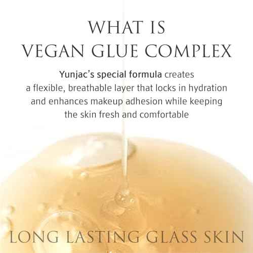 Base Prep Korean Primer (1.35 fl oz) ? Silicone-Free Grip Makeup Base, Serum Texture for Radiant Skin, Long-Lasting Glow with Rice Ferment, Ceramide, Niacinamide, Squalane