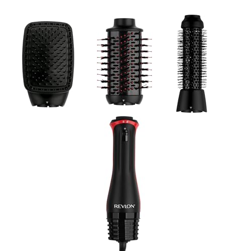 Revlon 3-in-1 Multi-Styler Blow Dryer Brush with Volumizer & Root Booster (Black)