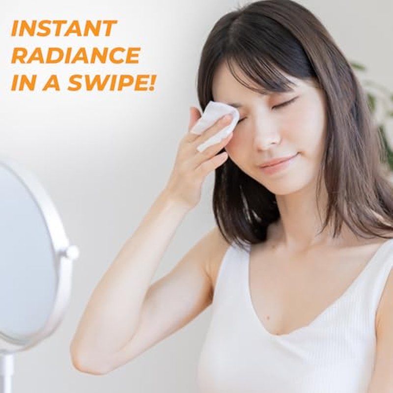 Vitamin C Facial Wipes - Hydrating, Anti-Aging Korean Skincare