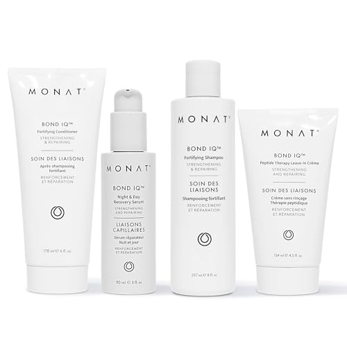 MONAT BOND IQ Complete Hair Strengthening Set - Shampoo, Conditioner, Serum & Cream