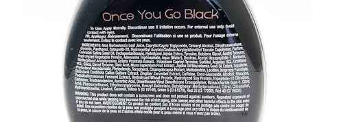 Millennium Tanning Once You Go Black Bronzer Tanning Lotion 13.5 oz