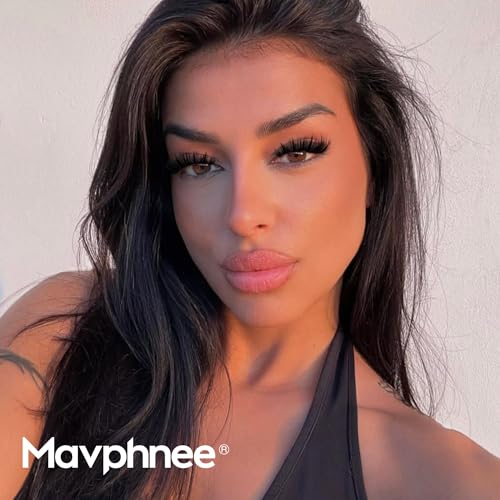 Lash Clusters Kit 100D Eyelash Clusters 12-21MM Long Spiky Cluster Eyelash Extensions Kit Mega Volume Individual Lash Extensions DIY Lash Spikes with Lash Bond and Seal and Tweezers by Mavphnee