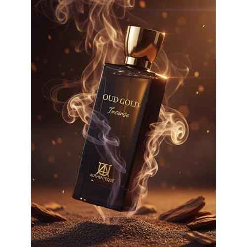 Oud Gold Incense - Arabian Perfume for Women and Men, Unisex Perfume 2.7oz (80ml) - Inspired by L.V O.mbr? N.omade,Strong & Seductive - Oud, Rose, Saffron, Amberwood & Raspberry