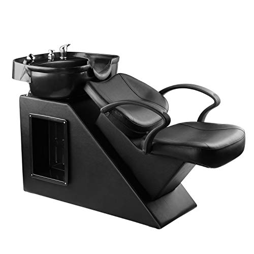 Ainfox Shampoo Backwash Chair with ABS Bowl Sink