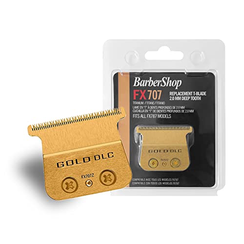 DODAER FX707Z 2 Pack Stainless Steel Replacement Blades for BaBylissPRO Hair Trimmers FX787 FX726