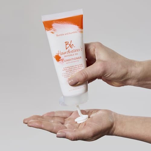Bumble and bumble. Hairdresser's Invisible Oil Hydrating Conditioner | Hydrating, Anti Frizz, Shine, Color Safe | Curly, Wavy, Straight | With Coconut, Grapeseed + Argan Oil
